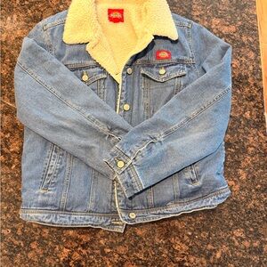 Women’s Blue Denim Jacket with Cream Lining